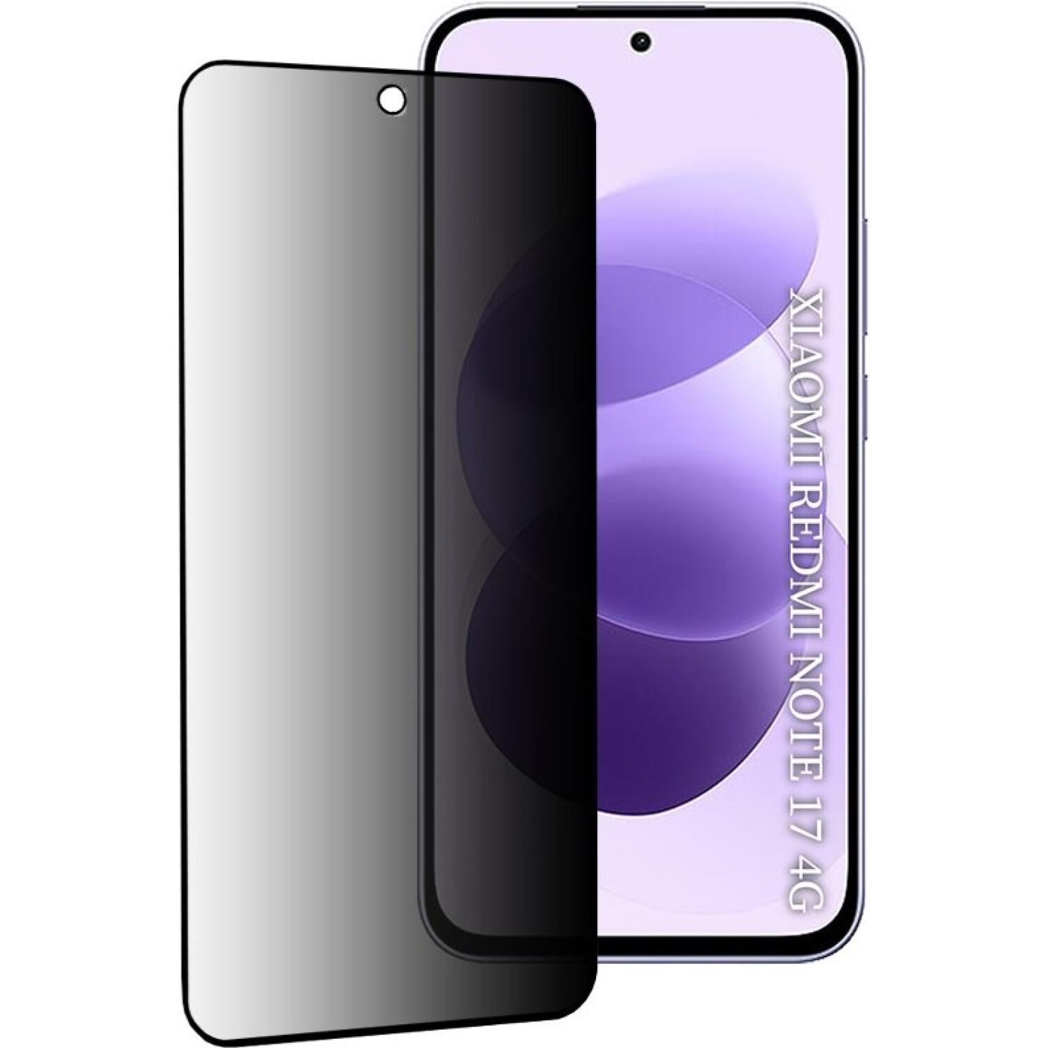 Tempered Glass Xiaomi Redmi Note 17 Techsuit 111D Privacy Full Glue Full Face Αντιχαρακτικό Γυαλί Προστασίας Απορρήτου Οθόνης Black