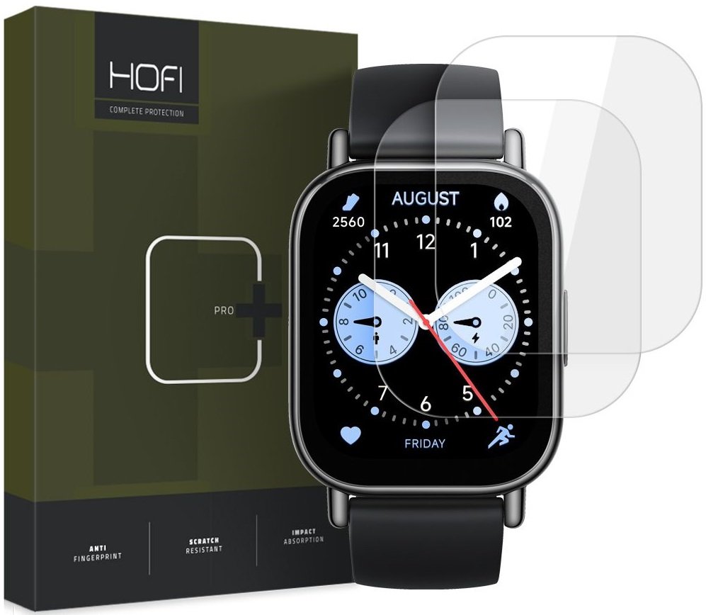 Tempered Glass Xiaomi Redmi Watch 5 Lite Hofi Premium Pro+ Αντιχαρακτικό Γυαλί Προστασίας Οθόνης 2 Τεμάχια Clear 