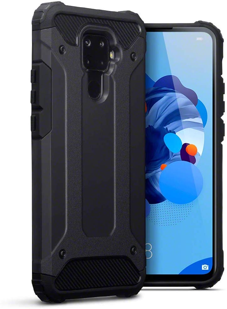 Terrapin Ανθεκτική Θήκη Double Layer Impact Huawei Mate 30 Lite - Black