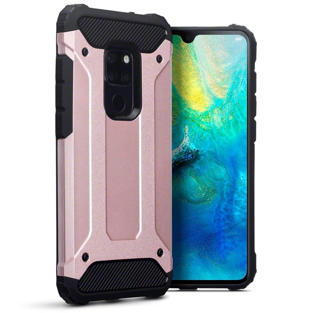 Terrapin Ανθεκτική Θήκη Double Layer Impact Huawei Mate 20 - Rosegold