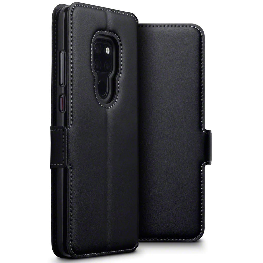 Terrapin Low Profile Δερμάτινη Θήκη - Πορτοφόλι Huawei Mate 20 - Black