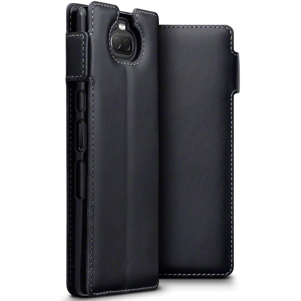 Terrapin Low Profile Δερμάτινη Θήκη - Πορτοφόλι Sony Xperia 10 - Black 