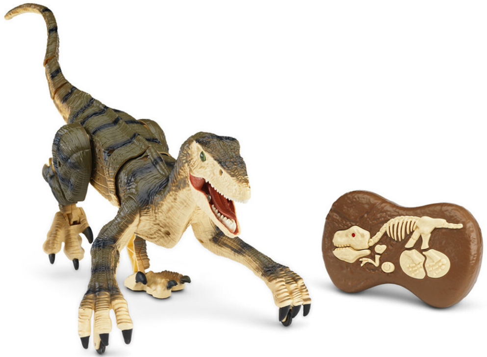 The Source RC Dinosaur - Πολυμήχανο Robot Δεινόσαυρος με LED Φωτισμό / Τηλεχειριστήριο και Ηχητικά Εφέ - Velociraptor