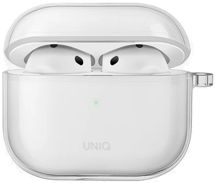 Θήκη AirPods 4th Gen Uniq Glase Case Διάφανη Σιλικόνης Clear