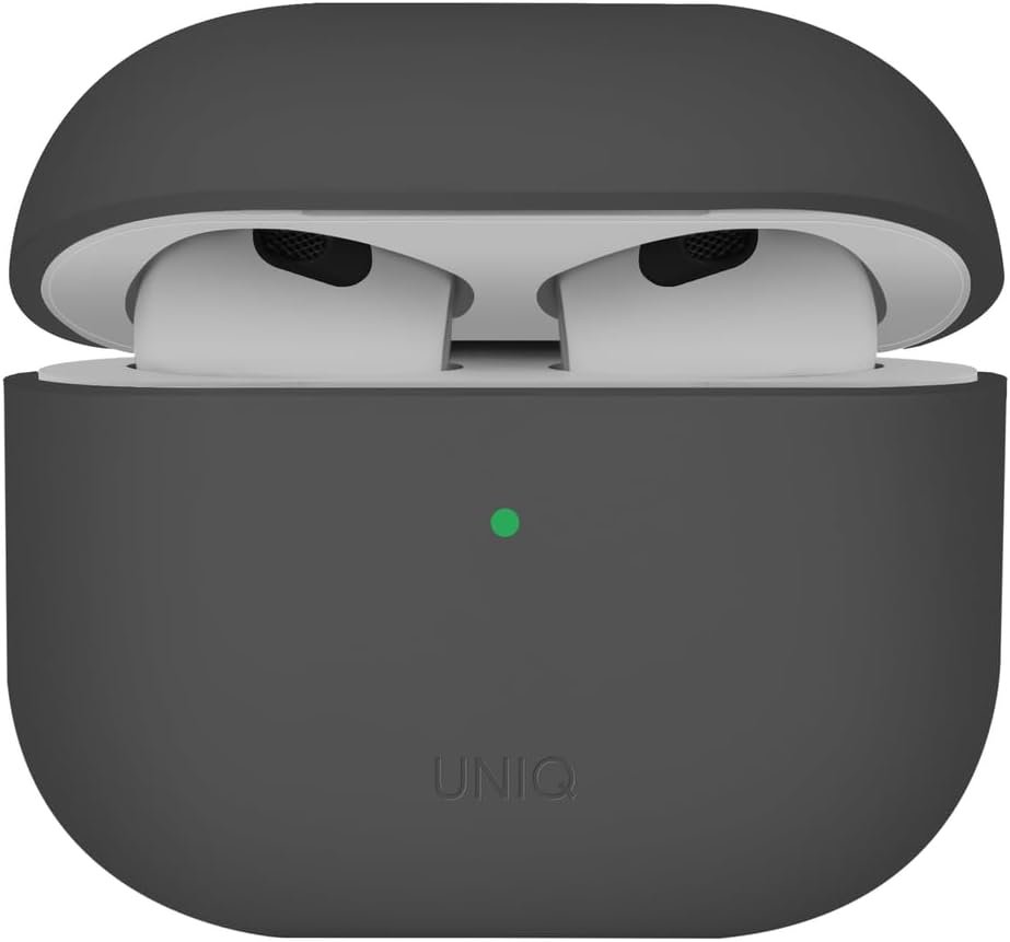 Θήκη AirPods 4th Gen Uniq Lino Hybrid Case Σκληρή Grey