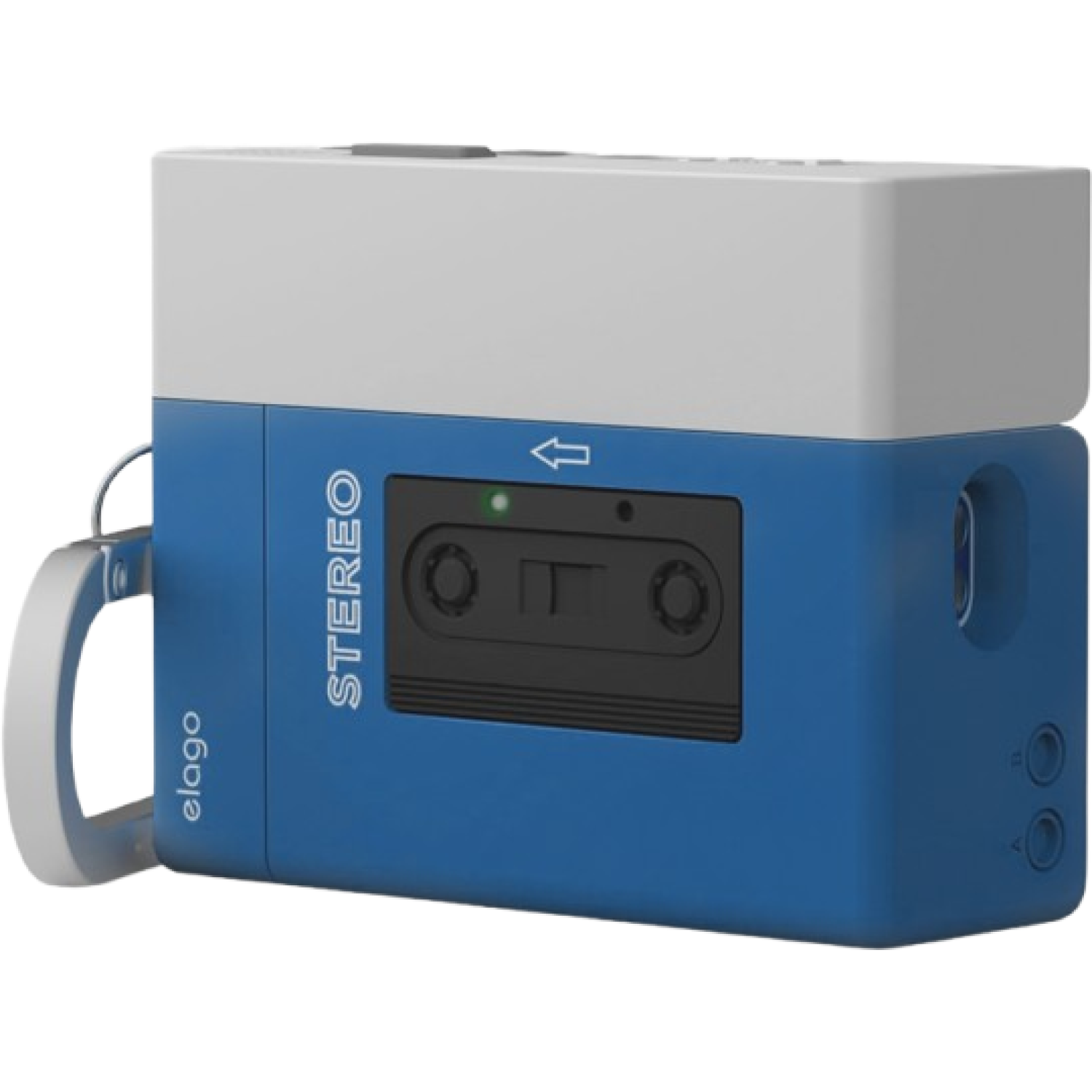 Θήκη AirPods Pro 3rd Gen Elago Cassette Player Hang Case Σιλικόνης Blue