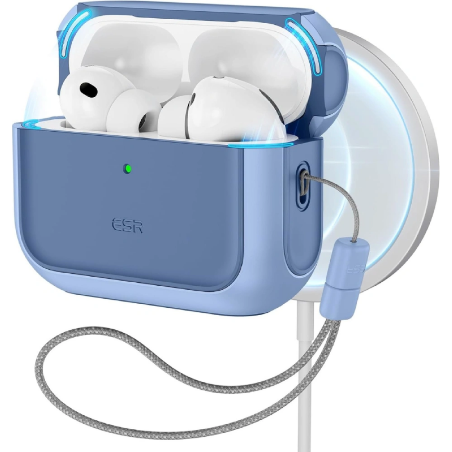 Θήκη AirPods Pro 3rd Gen ESR Orbit Hybrid Magnetic με MagSafe Powder Blue
