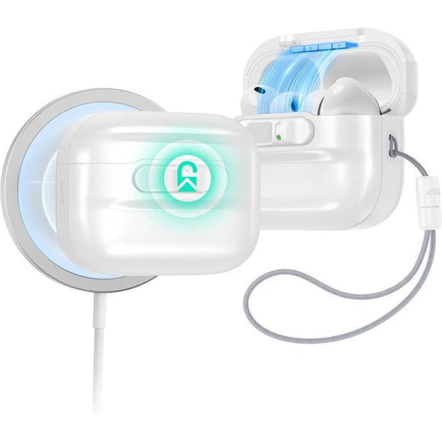 Θήκη AirPods Pro 3rd Gen ESR Pulse FlickLock Magnetic Case με MagSafe & Λουράκι Χειρός White