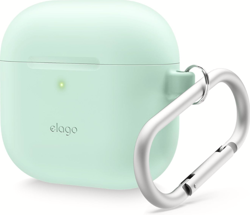 Θήκη Apple AirPods 4th Gen - Elago Silicone Hang Case Σιλικόνης - Mint