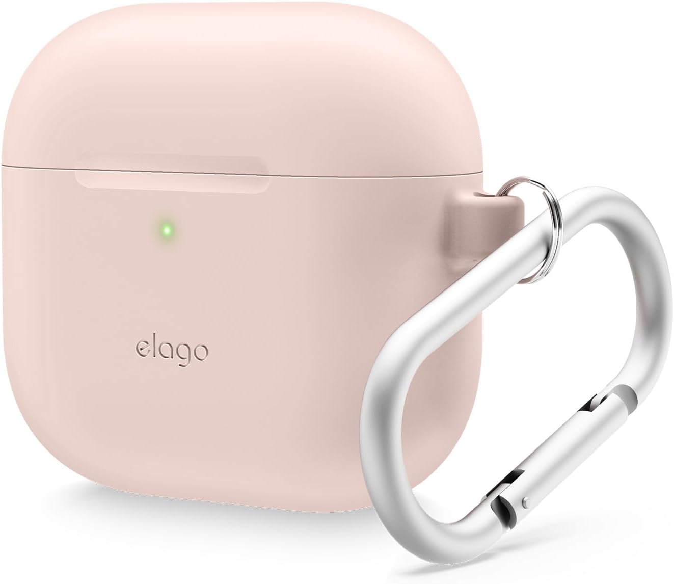 Θήκη Apple AirPods 4th Gen - Elago Silicone Hang Case Σιλικόνης - Sand Pink