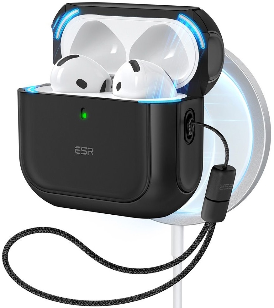 Θήκη Apple AirPods 4th Gen - ESR Orbit Hybrid HaloLock με MagSafe - Black