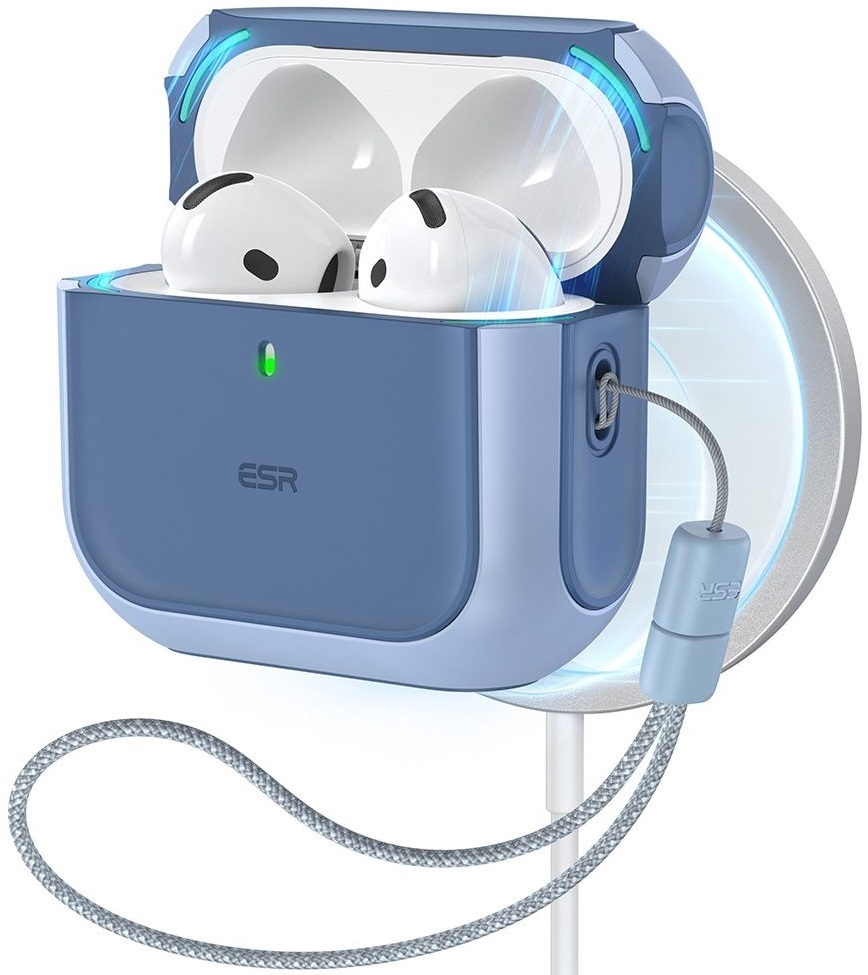 Θήκη Apple AirPods 4th Gen - ESR Orbit Hybrid HaloLock με MagSafe - Blue