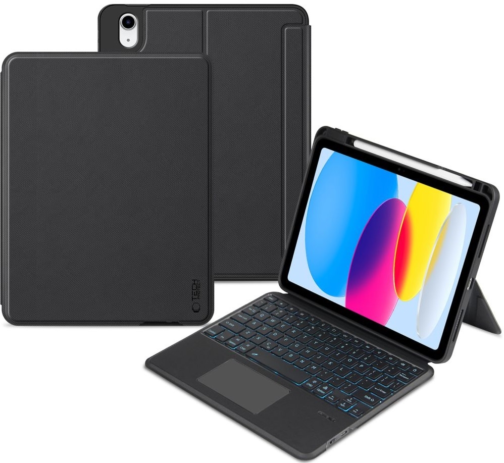 Θήκη Apple iPad (A16) 11th Gen. 2025 11" / 10th Gen. 2022 10.9" - Tech-Protect SCMag Pen Plus Keyboard με Υποδοχή Apple Pencil & Πληκτρολόγιο Bluetooth - Black