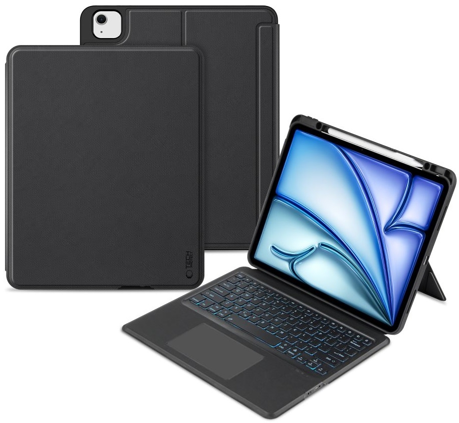 Θήκη Apple iPad Air 13" 2025 / 2024 - Tech-Protect SCMag Pen Plus Keyboard με Υποδοχή Apple Pencil & Πληκτρολόγιο Bluetooth - Black