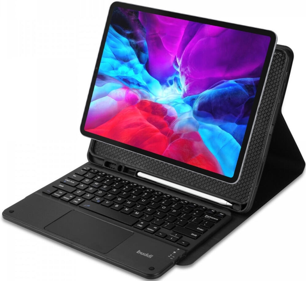 Θήκη Apple iPad Pro 13" 2025 / 2024 - Buddi Zuna Keyboard Case με Υποδοχή για Apple Pencil και Πληκτρολόγιο Bluetooth - Black (8719246455582)