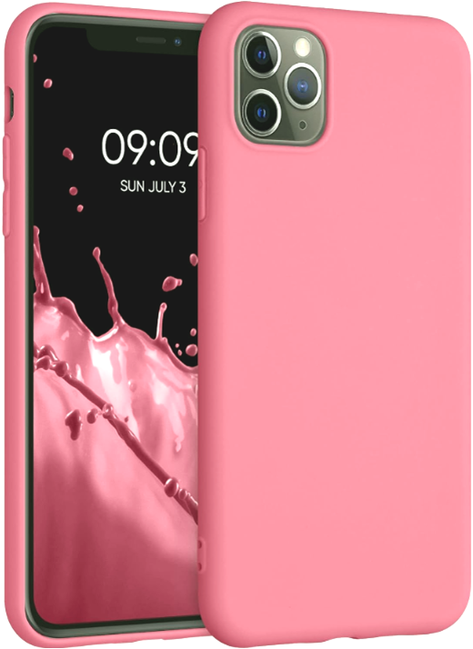 Θήκη Apple iPhone 11 Pro Max - KWmobile TPU Case Σιλικόνης - Bubblegum Pink (49789.212)