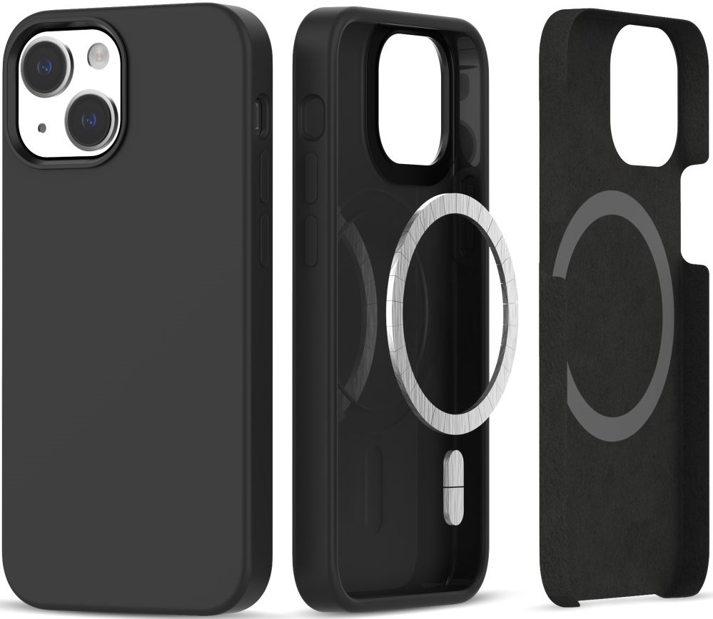 Θήκη Apple iPhone 14 / 13 - Tech-Protect Silicone MagSafe Σιλικόνης με MagSafe - Black