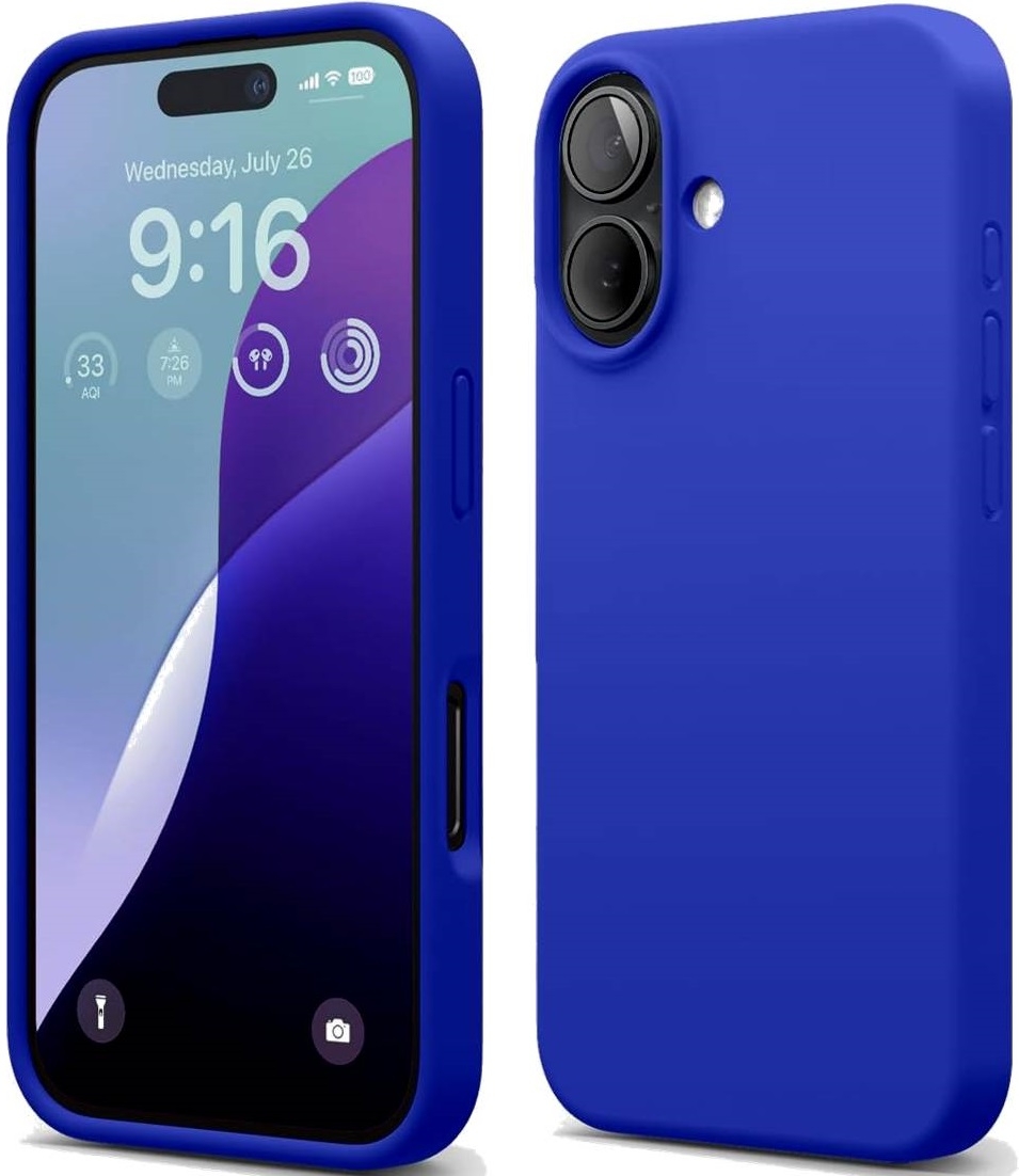 Θήκη Apple iPhone 16 - Elago Silicone Case Premium Σιλικόνης - Cobalt Blue