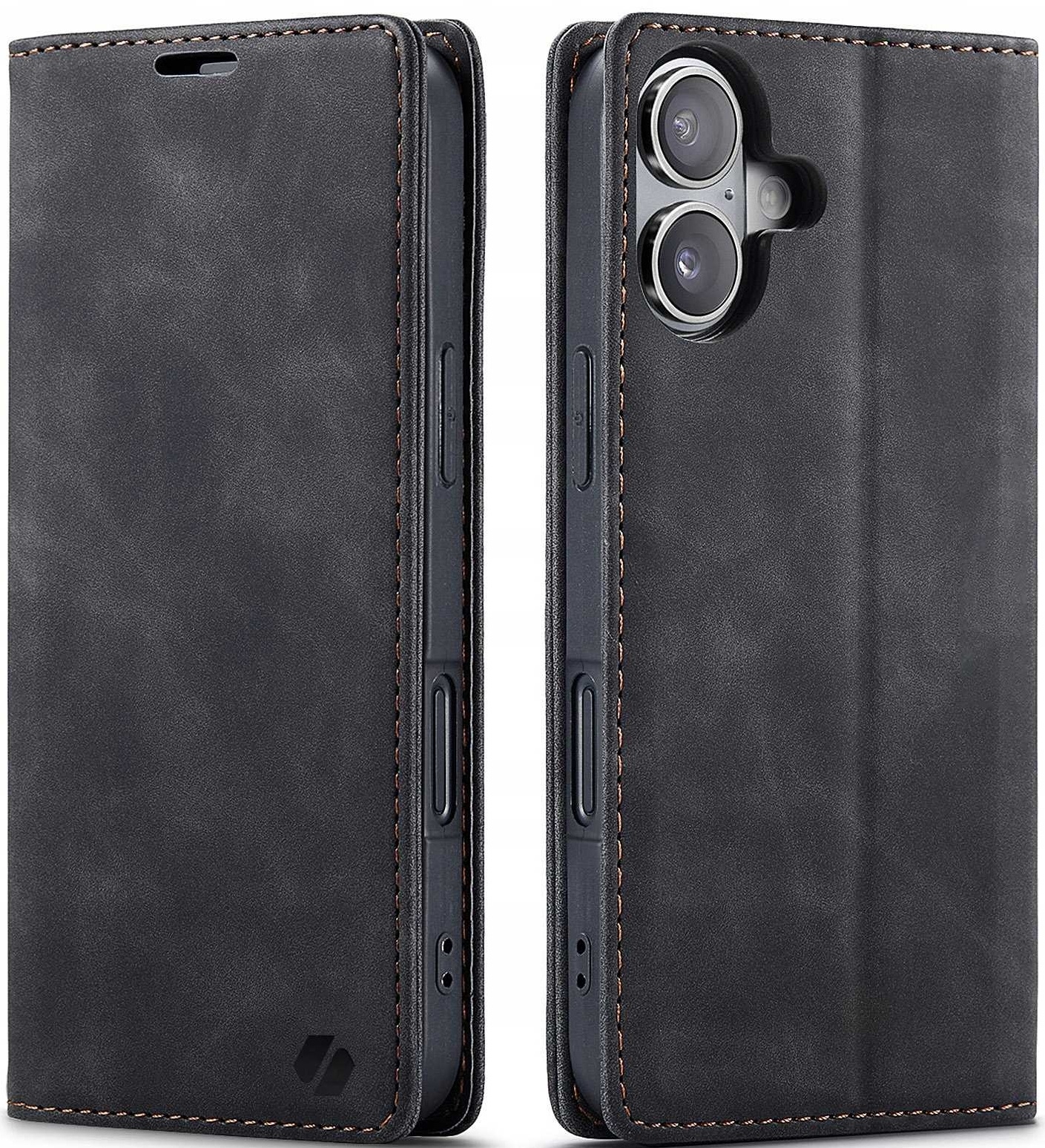 Θήκη Apple iPhone 16 Plus - Spacecase Wallet Πορτοφόλι - Black