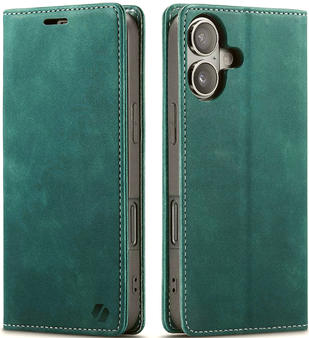 Θήκη Apple iPhone 16 Plus - Spacecase Wallet Πορτοφόλι - Green