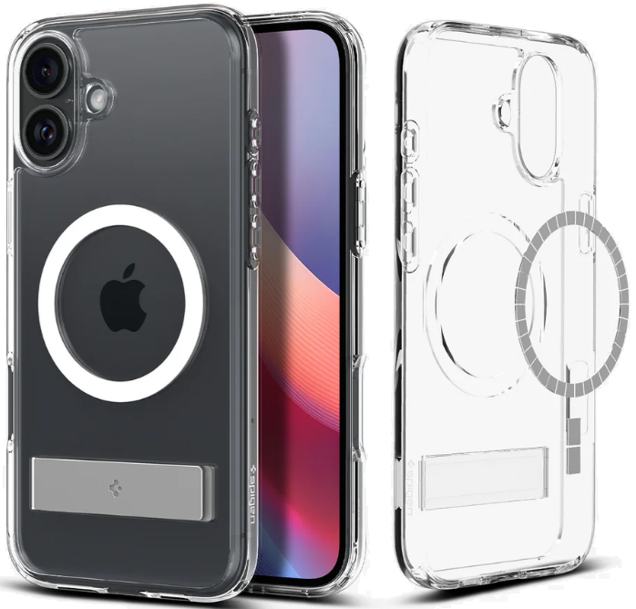 Θήκη Apple iPhone 16 Plus - Spigen Ultra Hybrid S MagFit Σκληρή με MagSafe - Crystal Clear