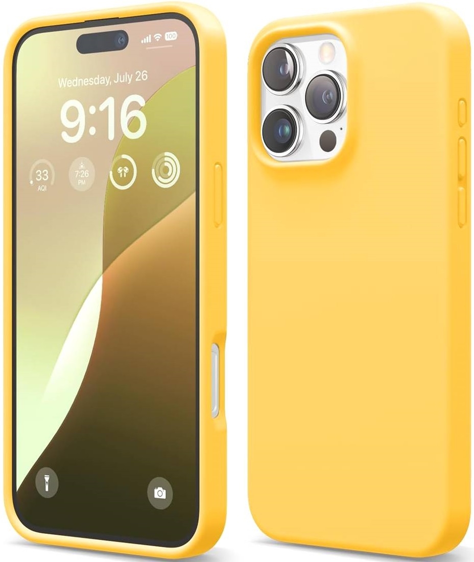 Θήκη Apple iPhone 16 Pro Max - Elago Silicone Case Premium Σιλικόνης - Sunshine