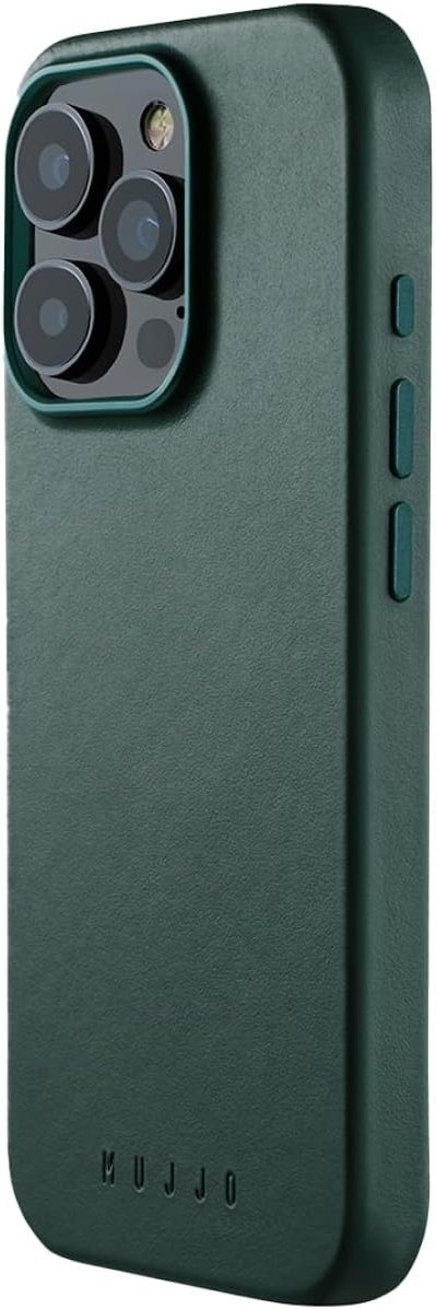 Θήκη Apple iPhone 16 Pro Max - MUJJO Full Leather Case Δερμάτινη με MagSafe - Livid Green