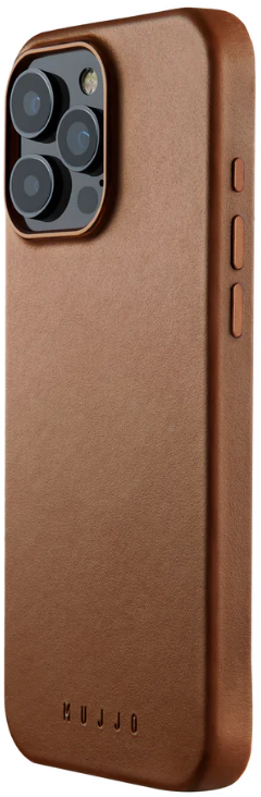 Θήκη Apple iPhone 16 Pro Max - MUJJO Full Leather Case Δερμάτινη με MagSafe - Tan