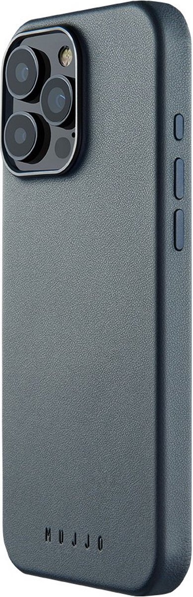 Θήκη Apple iPhone 16 Pro Max - MUJJO MaizCase με MagSafe από Vegan Δέρμα - Steel Blue