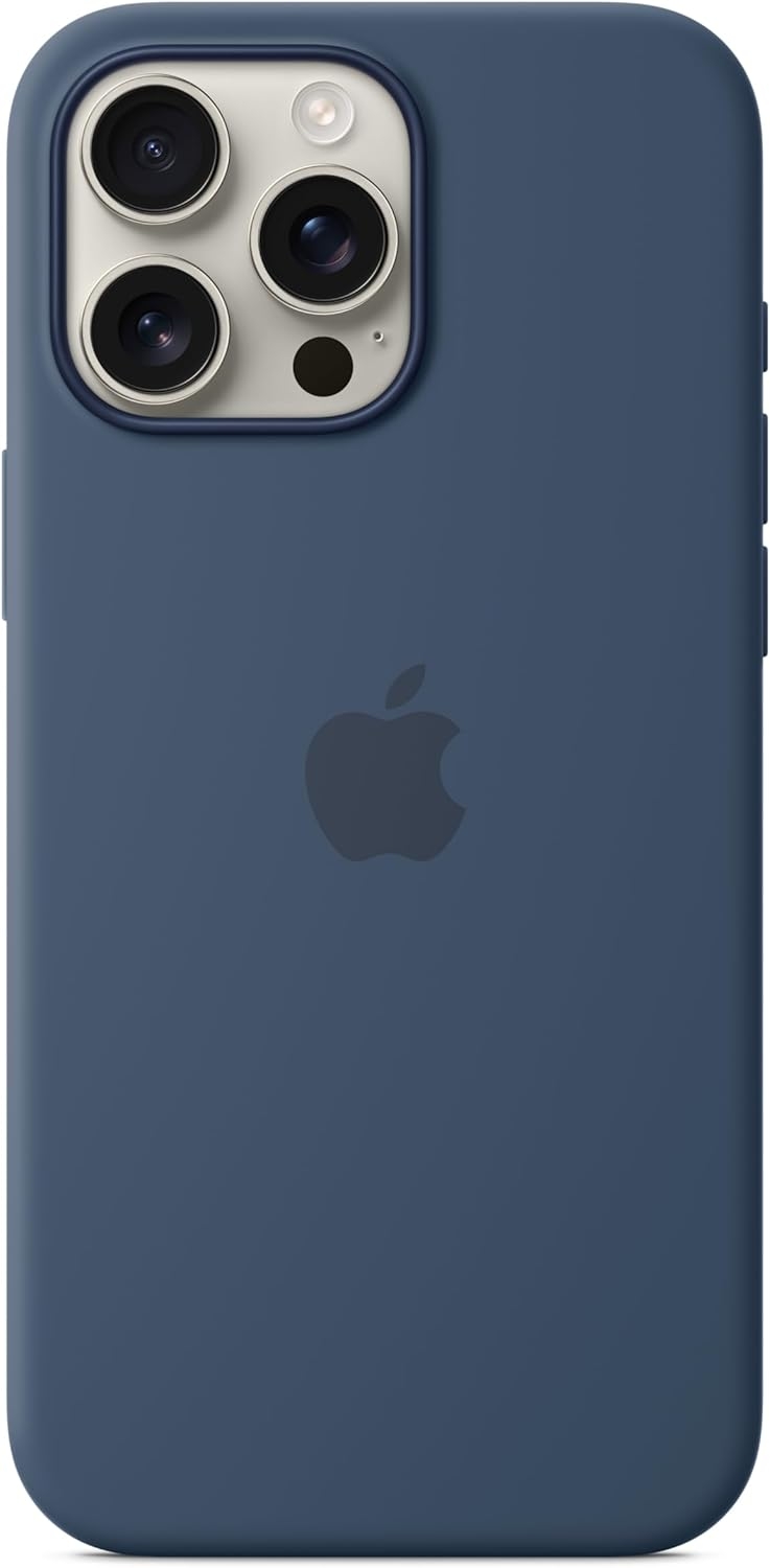 Θήκη Apple iPhone 16 Pro Max - Official Apple Silicone Case Σιλικόνης με MagSafe - Denim