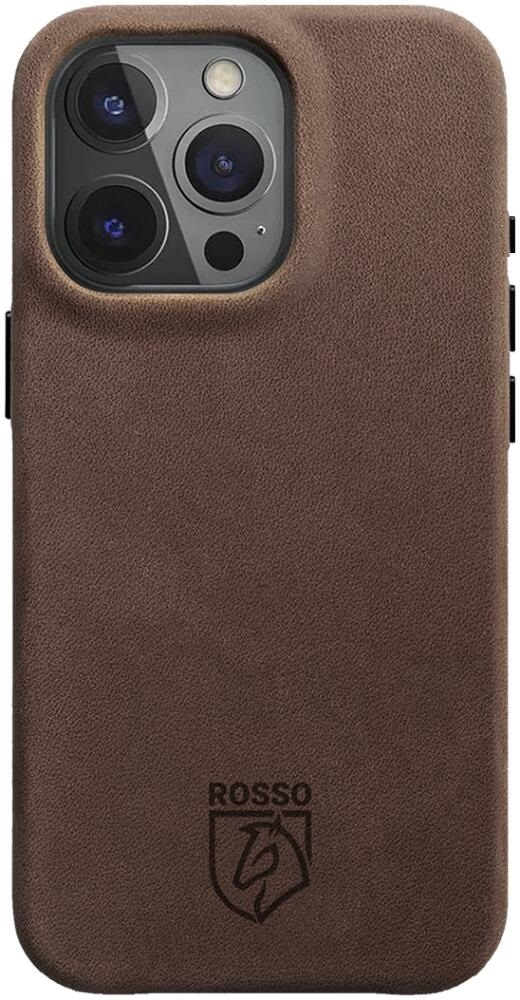 Θήκη Apple iPhone 16 Pro Max - Rosso Elite Back Cover Δερμάτινη με MagSafe - Brown 