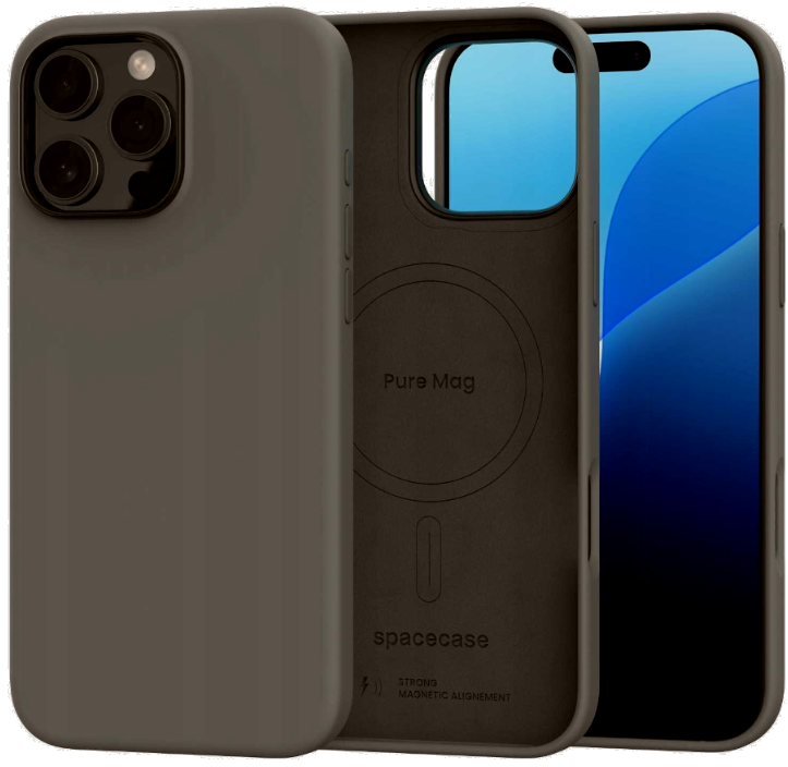 Θήκη Apple iPhone 16 Pro Max - Spacecase Pure Mag Σκληρή με MagSafe - Gray