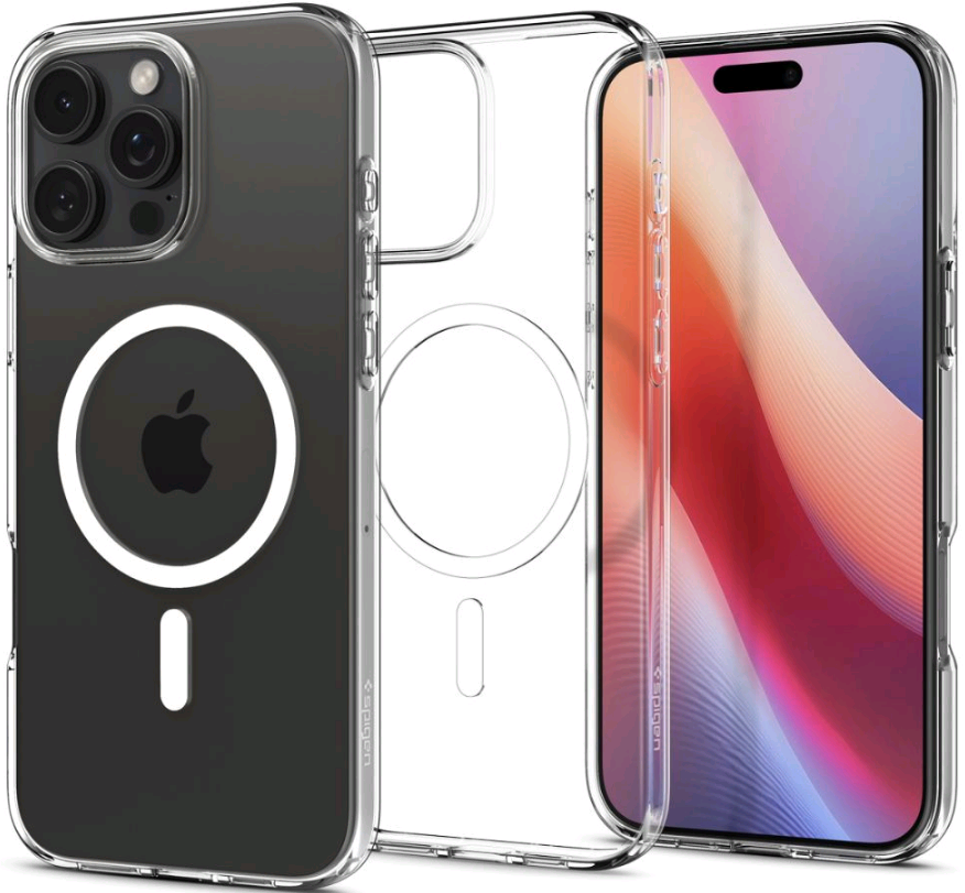 Θήκη Apple iPhone 16 Pro Max - Spigen Liquid Crystal MagFit Σιλικόνης με MagSafe - Crystal Clear