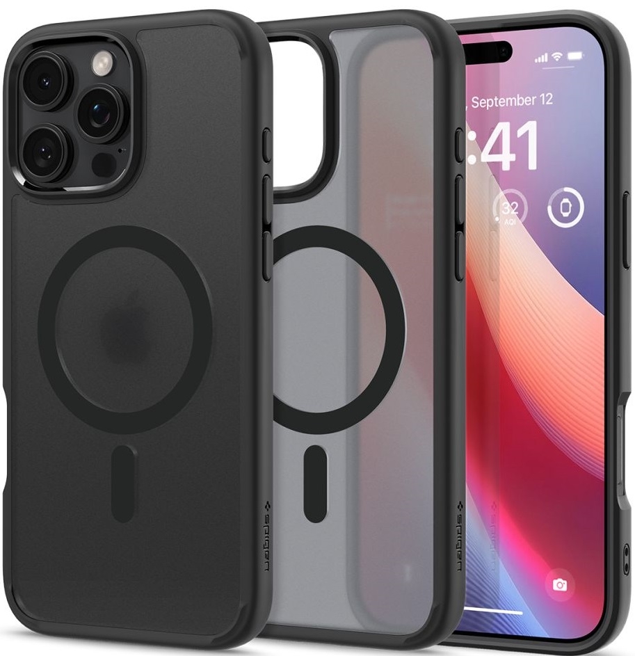 Θήκη Apple iPhone 16 Pro Max - Spigen Ultra Hybrid MagFit με MagSafe - Frost Black