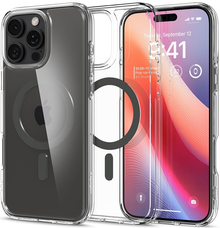 Θήκη Apple iPhone 16 Pro Max - Spigen Ultra Hybrid MagFit με MagSafe - Graphite