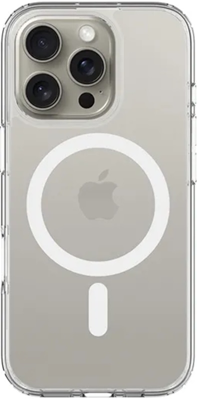 Θήκη Apple iPhone 16 Pro Max - Vivid MagSafe Hybrid Case Διάφανη με MagSafe - White 