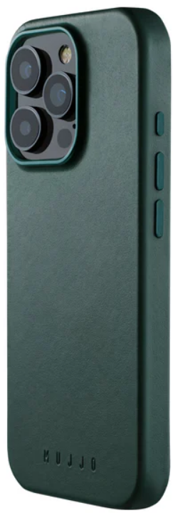 Θήκη Apple iPhone 16 Pro - MUJJO Full Leather Case Δερμάτινη με MagSafe - Livid Green
