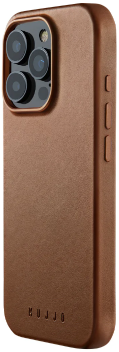 Θήκη Apple iPhone 16 Pro - MUJJO Full Leather Case Δερμάτινη με MagSafe - Tan