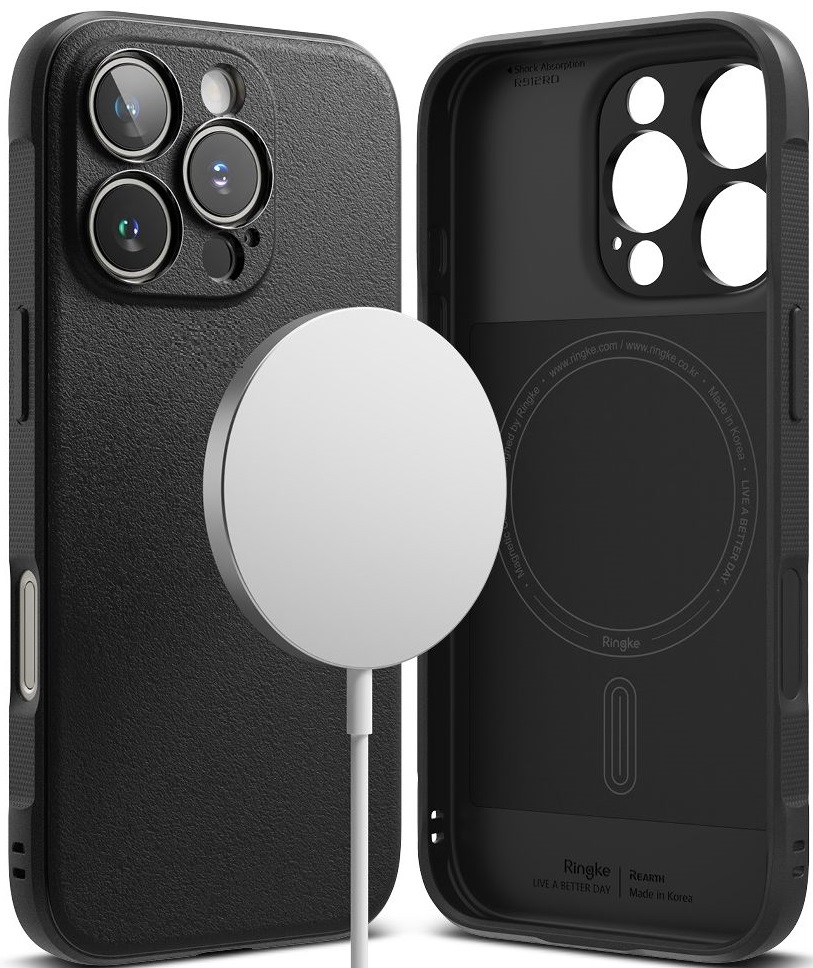 Θήκη Apple iPhone 16 Pro - Ringke Onyx Magnetic Σιλικόνης με MagSafe - Black