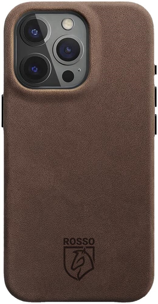 Θήκη Apple iPhone 16 Pro - Rosso Elite Back Cover Δερμάτινη με MagSafe - Brown