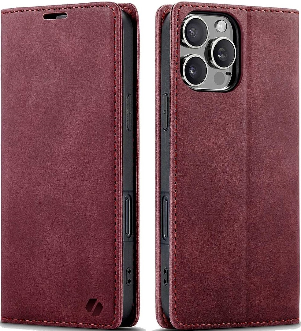 Θήκη Apple iPhone 16 Pro - Spacecase Wallet Πορτοφόλι - Red