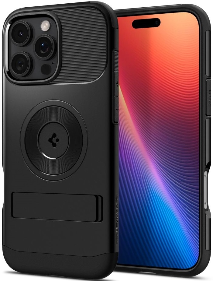 Θήκη Apple iPhone 16 Pro - Spigen Slim Armor MagFit με MagSafe - Black