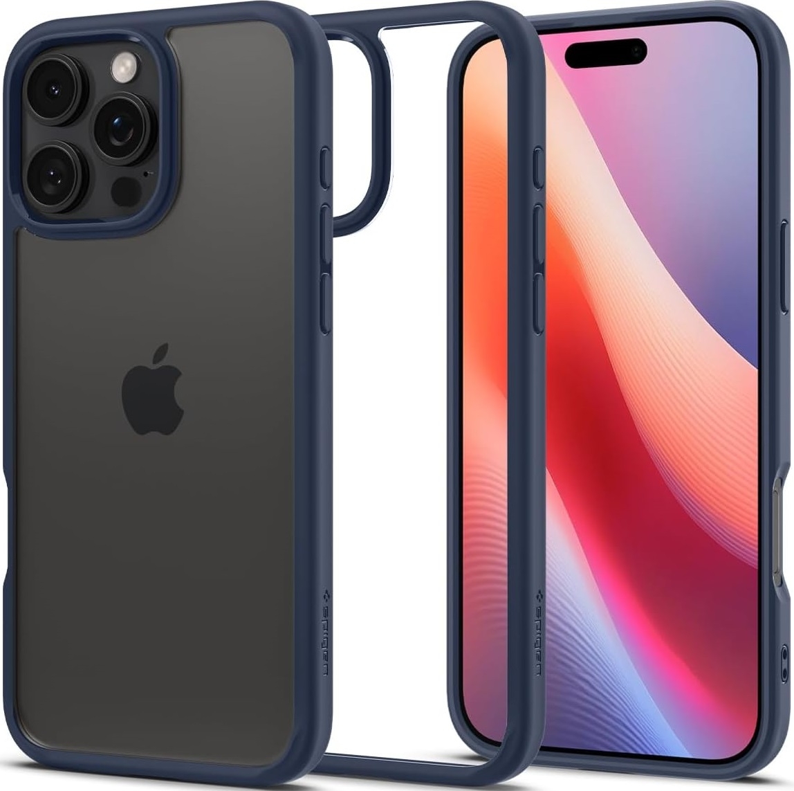 Θήκη Apple iPhone 16 Pro - Spigen Ultra Hybrid Σκληρή - Navy Blue