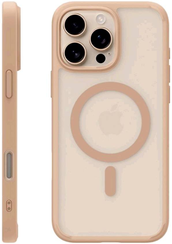 Θήκη iPhone 16 Pro Spigen Ultra Hybrid T MagFit με Κάλυμμα για Camera Control & MagSafe Frost Rose Titanium