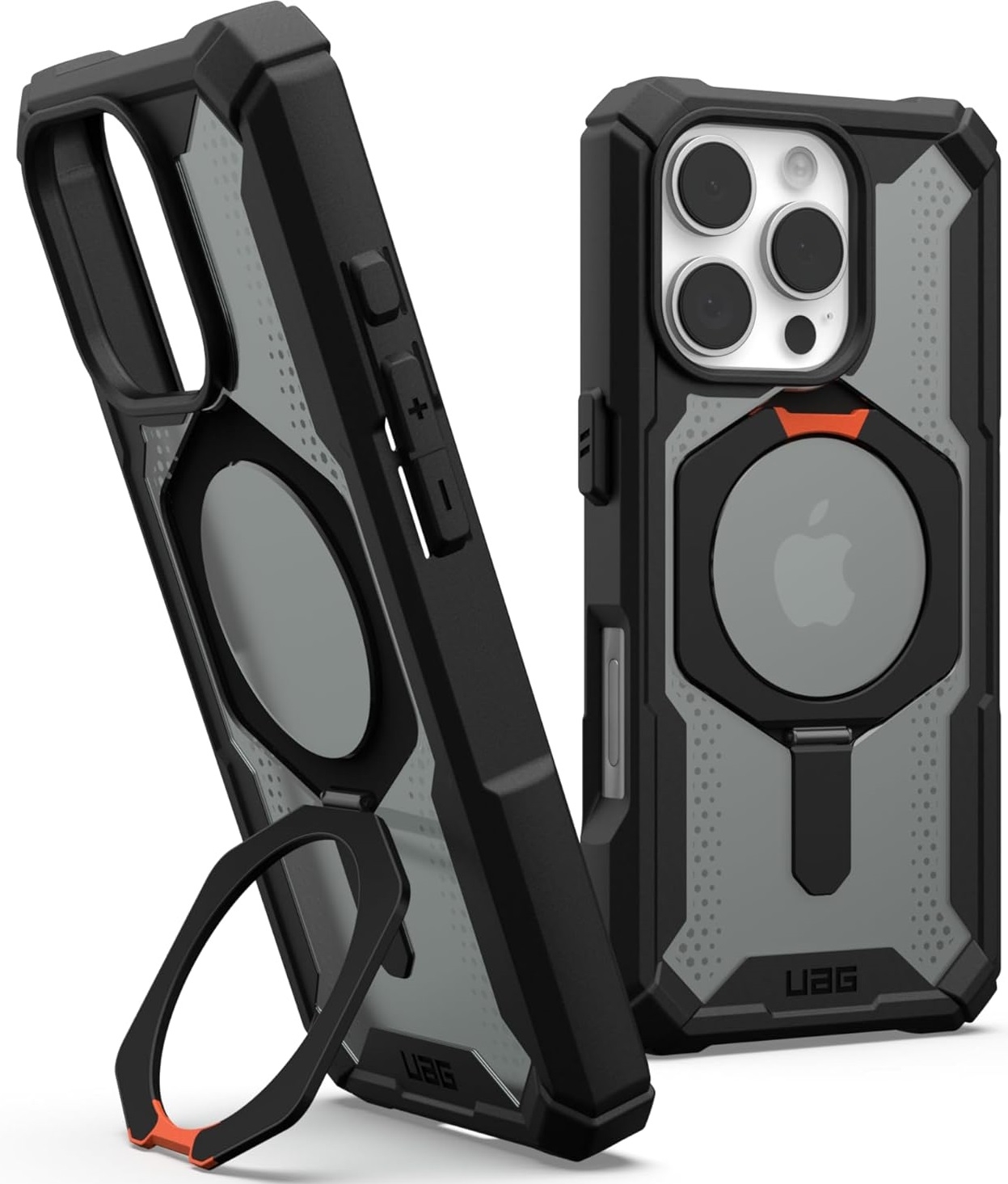 Θήκη Apple iPhone 16 Pro - UAG Plasma XTE Ανθεκτική με MagSafe & Kickstand - Black / Orange