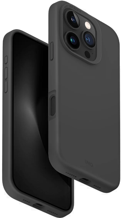 Θήκη Apple iPhone 16 Pro - Uniq Lino Hue MagClick Ανθεκτική Σκληρή με MagSafe & 2 x Πλαίσια Κάμερας - Grey