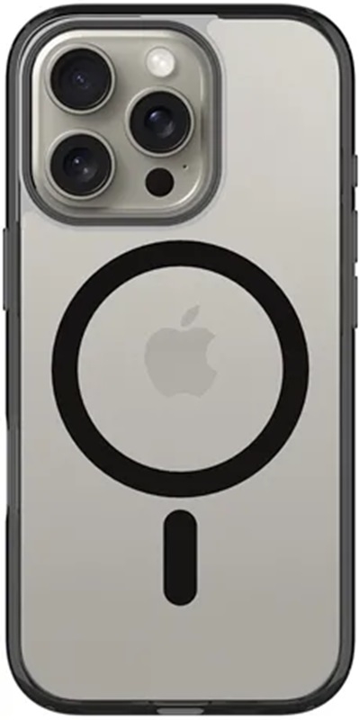 Θήκη Apple iPhone 16 Pro - Vivid MagSafe Hybrid Case Διάφανη με MagSafe - Black