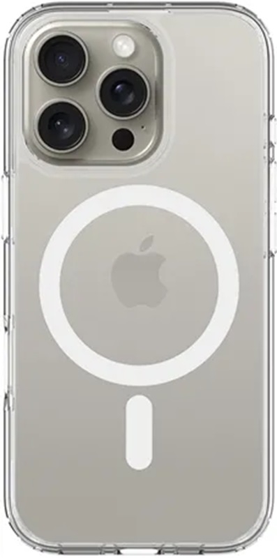 Θήκη Apple iPhone 16 Pro - Vivid MagSafe Hybrid Case Διάφανη με MagSafe - White (VIMAGACR497WT)