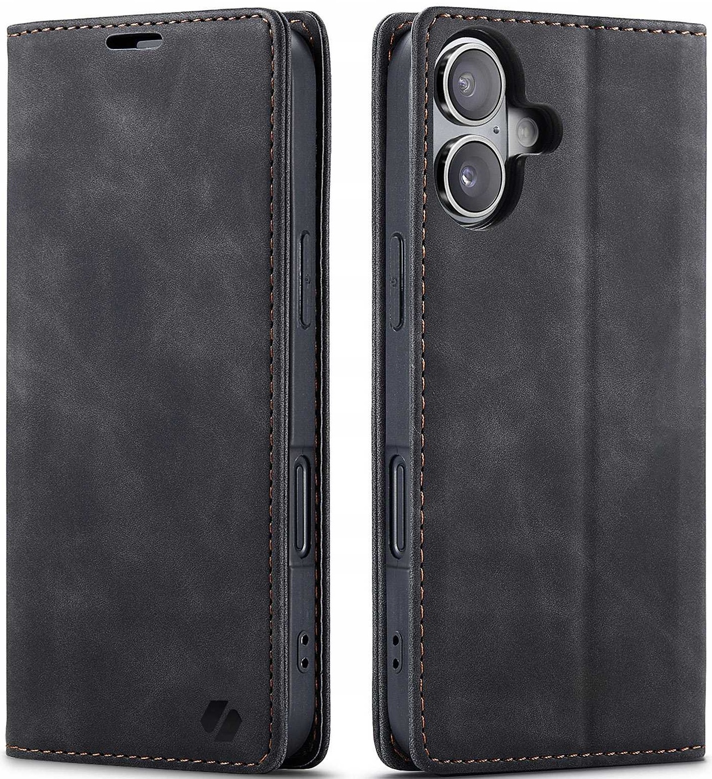 Θήκη Apple iPhone 16 - Spacecase Wallet Πορτοφόλι - Black