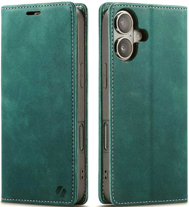 Θήκη Apple iPhone 16 - Spacecase Wallet Πορτοφόλι - Green